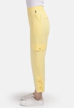 HELMIDGE Pantalon Cargo Zitrone Femme -HELMIDGE Soldes Boutique ba150ba7c37547a3b1a790d46f4e4ce4