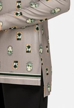 HELMIDGE T Shirt à Manches Longues Beige Femme -HELMIDGE Soldes Boutique ba21ec44868c4de2987a5f3db34576a4