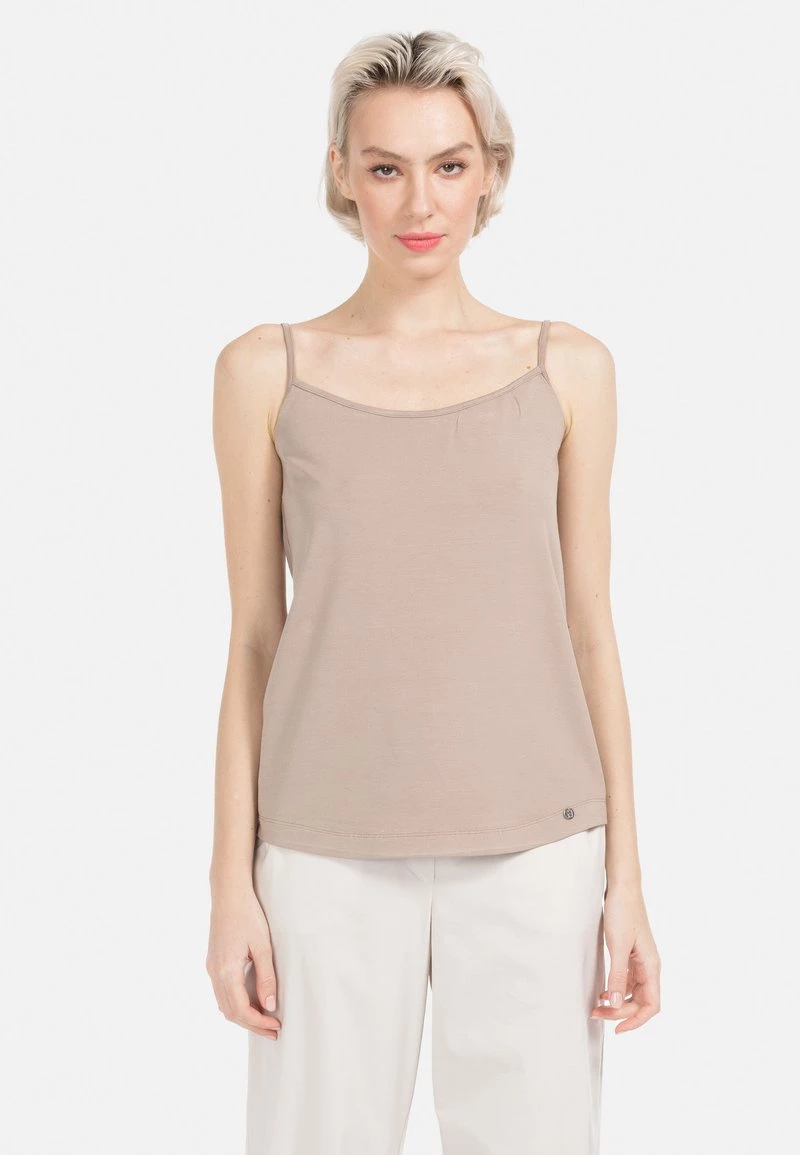 HELMIDGE Femme Débardeur Mottled Beige 3 HELMIDGE Femme Débardeur Mottled Beige