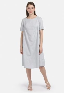 HELMIDGE Femme Robe De Jour Hellgrau