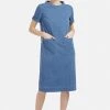 HELMIDGE Femme Robe En Jean Blau -HELMIDGE Soldes Boutique bcff68cf437e44a2864462bea21fb900