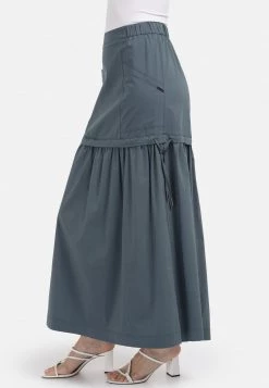 HELMIDGE Jupe Longue Dunkel Grun Femme -HELMIDGE Soldes Boutique bd0d99fd4acb40a9aab8618f591cc6b8