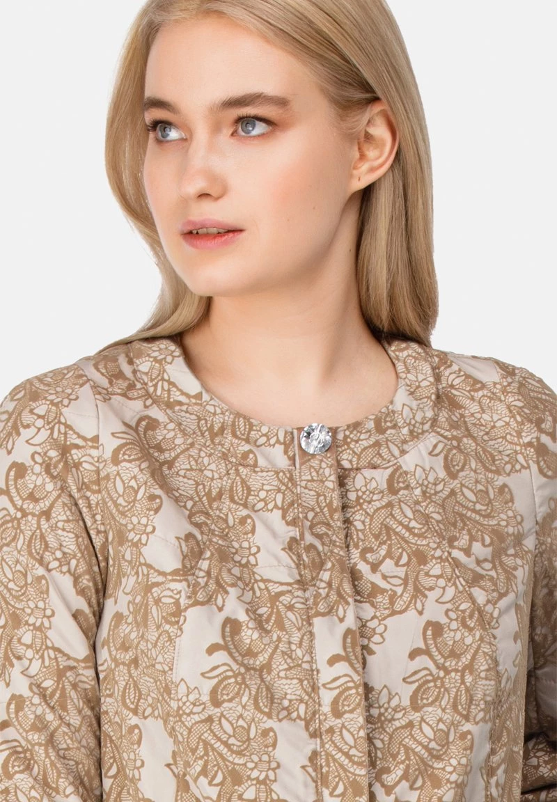 HELMIDGE Femme Blouson Bomber Beige 5 HELMIDGE Femme Blouson Bomber Beige – Image 3