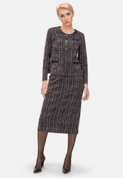 HELMIDGE Femme Blazer Milchig Schwarz