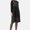 HELMIDGE Femme Robe De Jour Schwarz -HELMIDGE Soldes Boutique c046ab3f29da41c686e3ce644055b752