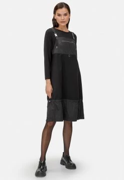 HELMIDGE Femme Robe De Jour Schwarz