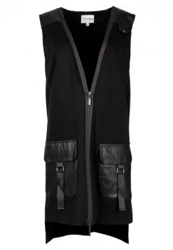 HELMIDGE Femme Veste Sans Manches Schwarz -HELMIDGE Soldes Boutique c2384bcf68764f659791ea19dca06812