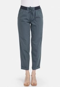 HELMIDGE GLITZEREFFEKT Pantalon Classique Dunkel Grun Femme