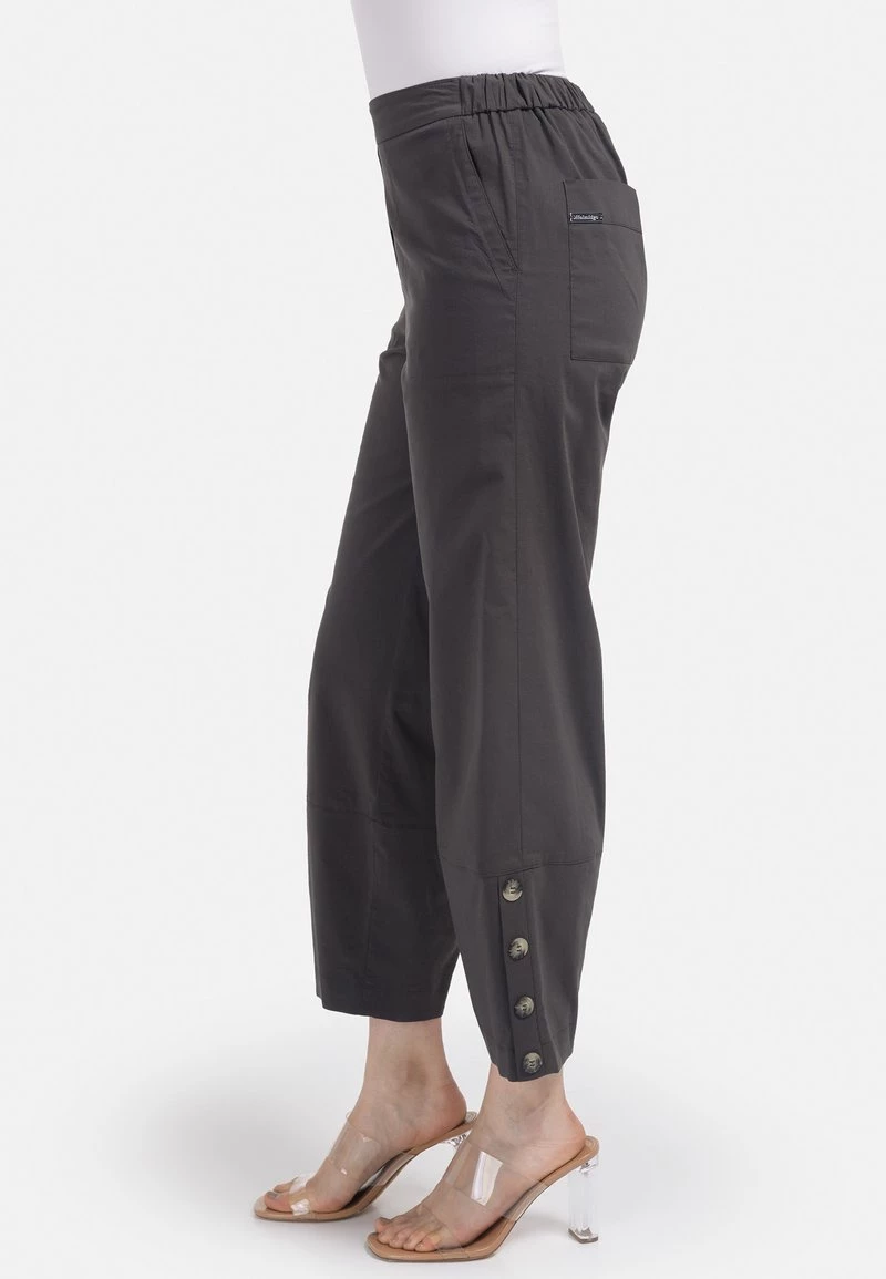 HELMIDGE Femme Pantalon Classique Dunkel Khaki 5 HELMIDGE Femme Pantalon Classique Dunkel Khaki – Image 3