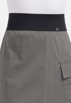 HELMIDGE Jupe Trapèze Khaki Femme -HELMIDGE Soldes Boutique c36fbbd40e8242dba96e7179e92ff276