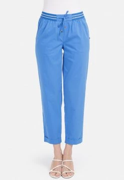 HELMIDGE GLITZEREFFEKT Pantalon Classique Blau Femme