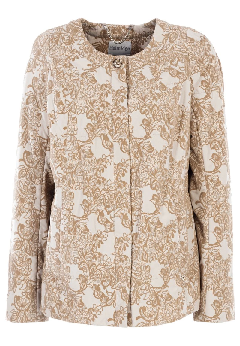 HELMIDGE Femme Blouson Bomber Beige 8 HELMIDGE Femme Blouson Bomber Beige – Image 6