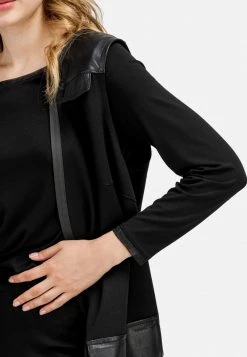 HELMIDGE Femme Veste Sans Manches Schwarz -HELMIDGE Soldes Boutique c7345fea60e74e69941db1f5c146bb77