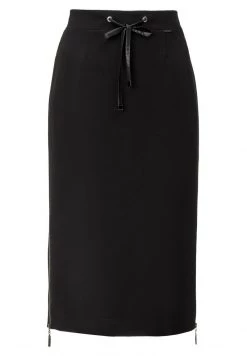 HELMIDGE Femme Jupe Crayon Schwarz -HELMIDGE Soldes Boutique c9419659f2864752ac533f62d4907591