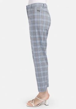 HELMIDGE Femme Chino Grau Hellblau -HELMIDGE Soldes Boutique c968281bbae94fb4b4bb41b7c314841a