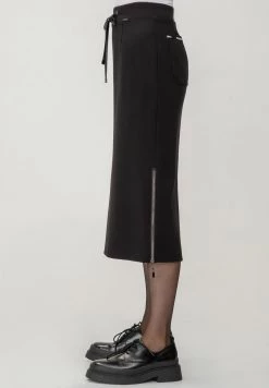 HELMIDGE Femme Jupe Crayon Schwarz -HELMIDGE Soldes Boutique c9974ac690e04770908f1af3c842cfb4