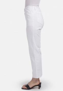 HELMIDGE Femme SCHMALEM SCHNITT Pantalon Classique Weiss -HELMIDGE Soldes Boutique c9e727cb7f5048dfb914be8ac42927b9