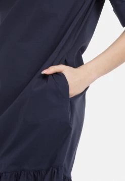 HELMIDGE Femme Robe De Jour Dunkel Blau -HELMIDGE Soldes Boutique cac2dd1d27bd48729ab0c9bbc4930490