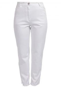 HELMIDGE Femme SCHMALEM SCHNITT Pantalon Classique Weiss -HELMIDGE Soldes Boutique cae1f682b0924346b25776b0a8efab2d