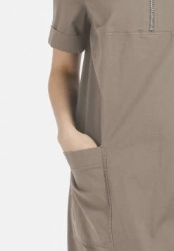 HELMIDGE Femme Robe De Jour Beige -HELMIDGE Soldes Boutique cc20e739245f49a6bf5a07aaf92ace06