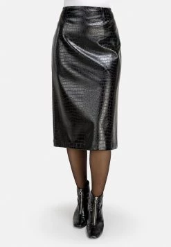 HELMIDGE Jupe Crayon Schwarz Femme