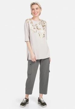 HELMIDGE T Shirt à Manches Longues Hellbeige Femme -HELMIDGE Soldes Boutique ceacfb29f29949a08110f65af9e0004e