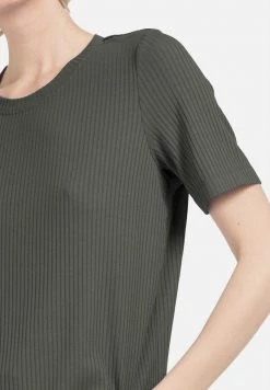 HELMIDGE Femme T Shirt Imprimé Khaki -HELMIDGE Soldes Boutique cfd3c14b896542e68457d2d0201164e0