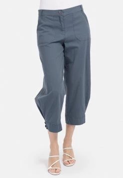 HELMIDGE Femme Pantalon Classique Dunkel Grun