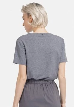 HELMIDGE T Shirt Imprimé Dunkel Grau Femme -HELMIDGE Soldes Boutique d0585d40630b4593baee235ce425eb85