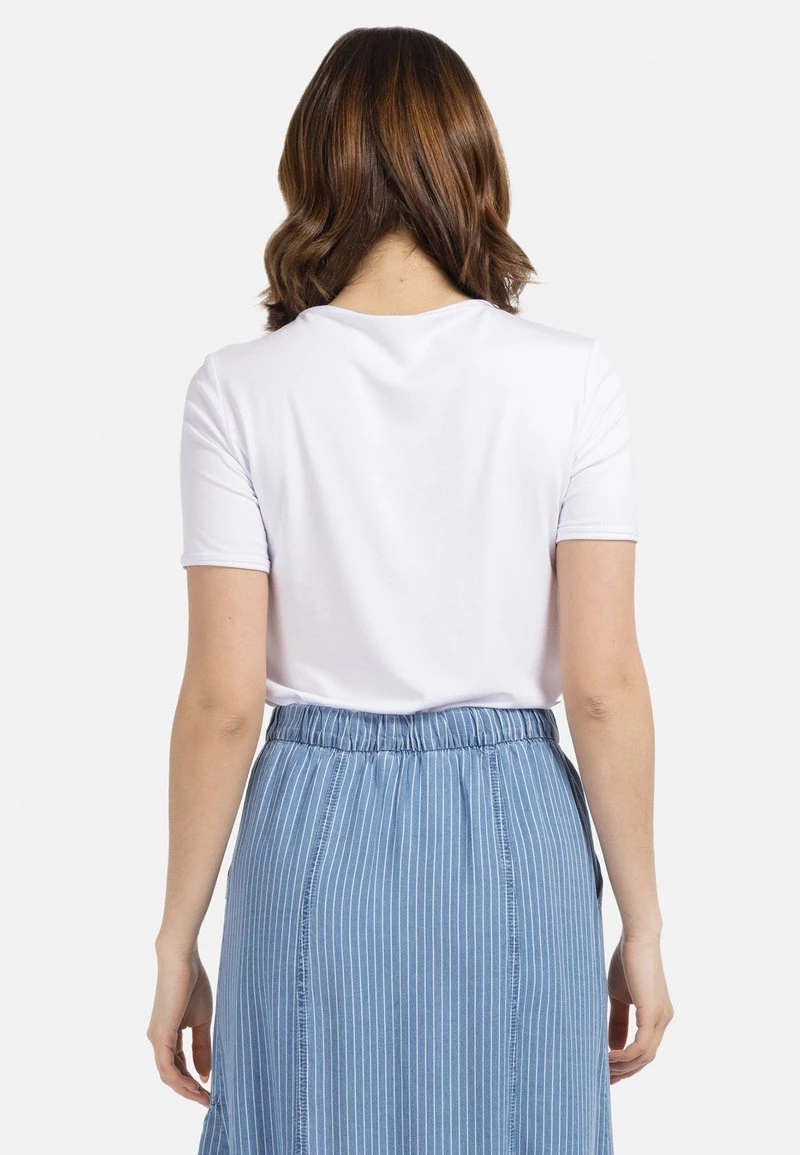 HELMIDGE T Shirt Basique Weiss Femme 5 HELMIDGE T Shirt Basique Weiss Femme – Image 3