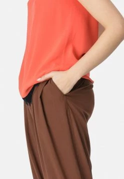 HELMIDGE MIT V AUSSCHNITT Blouse Orange Femme -HELMIDGE Soldes Boutique d1968c94e1fc41c68156315ab2a74a7d