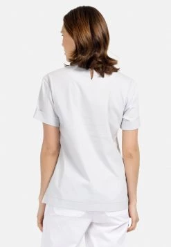 HELMIDGE Femme MIT RUNDHALS Blouse Hellgrau -HELMIDGE Soldes Boutique d1e889909dbf4fbd878fb0d234aaaa0b