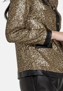 HELMIDGE Femme Blouson Bomber Beige -HELMIDGE Soldes Boutique d3d9f9846f56474fb52389a4c6c9f4dd