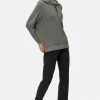 HELMIDGE Sweat à Capuche Khaki Femme -HELMIDGE Soldes Boutique d5503631b9134f4da01b6f902a902cce