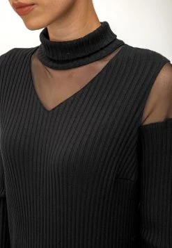 HELMIDGE Femme Robe Fourreau Schwarz -HELMIDGE Soldes Boutique d6fb97de7104481f98a86d20dfeddb74