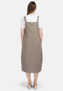 HELMIDGE Femme Robe De Jour Beige -HELMIDGE Soldes Boutique d77218c681d640f69c25fd042eb58a19