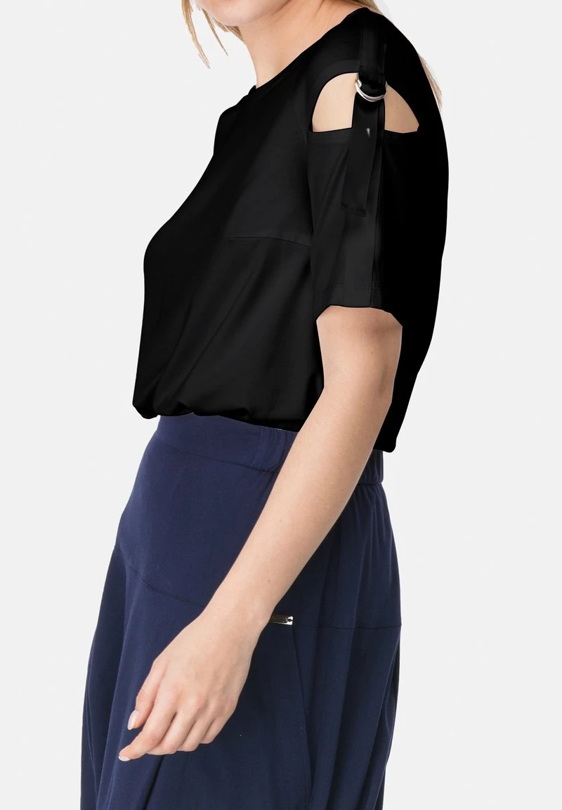 HELMIDGE Blouse Schwarz Femme 7 HELMIDGE Blouse Schwarz Femme – Image 5