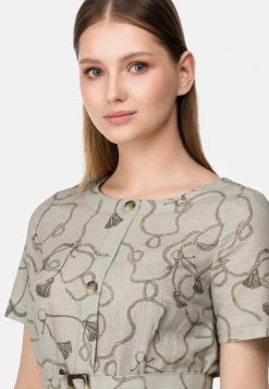 HELMIDGE Robe Chemise Beige Femme 12 HELMIDGE Robe Chemise Beige Femme -HELMIDGE Soldes Boutique d7e41900e4b44f6a84fea87df649356d