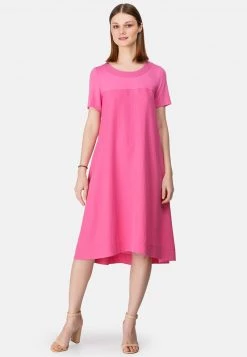HELMIDGE Femme Robe En Jersey Rosa