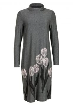 HELMIDGE Robe Pull Grau Femme -HELMIDGE Soldes Boutique d95c6bd0dadd403986aa9957db25f5dd