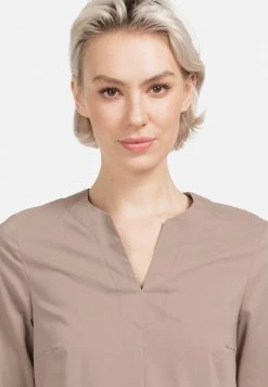 HELMIDGE Femme Robe De Jour Beige -HELMIDGE Soldes Boutique db27371089cd410f8829066feea17296