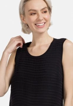 HELMIDGE Femme Robe De Jour Schwarz -HELMIDGE Soldes Boutique db8afecfe6bf445d917b02af51275f65