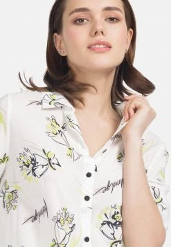 HELMIDGE MIT PRINT Chemisier Weiss Femme -HELMIDGE Soldes Boutique dc7001e9dc71436c88490c3c49f0c03d