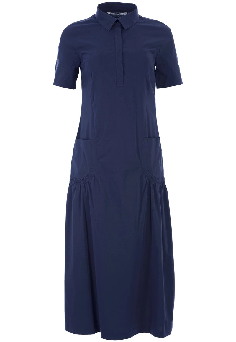 HELMIDGE Robe Chemise Blau Femme 7 HELMIDGE Robe Chemise Blau Femme – Image 5