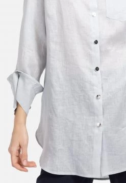 HELMIDGE Chemisier Hellgrau Femme -HELMIDGE Soldes Boutique ddd1727db6dc48868c59ce68922b6160