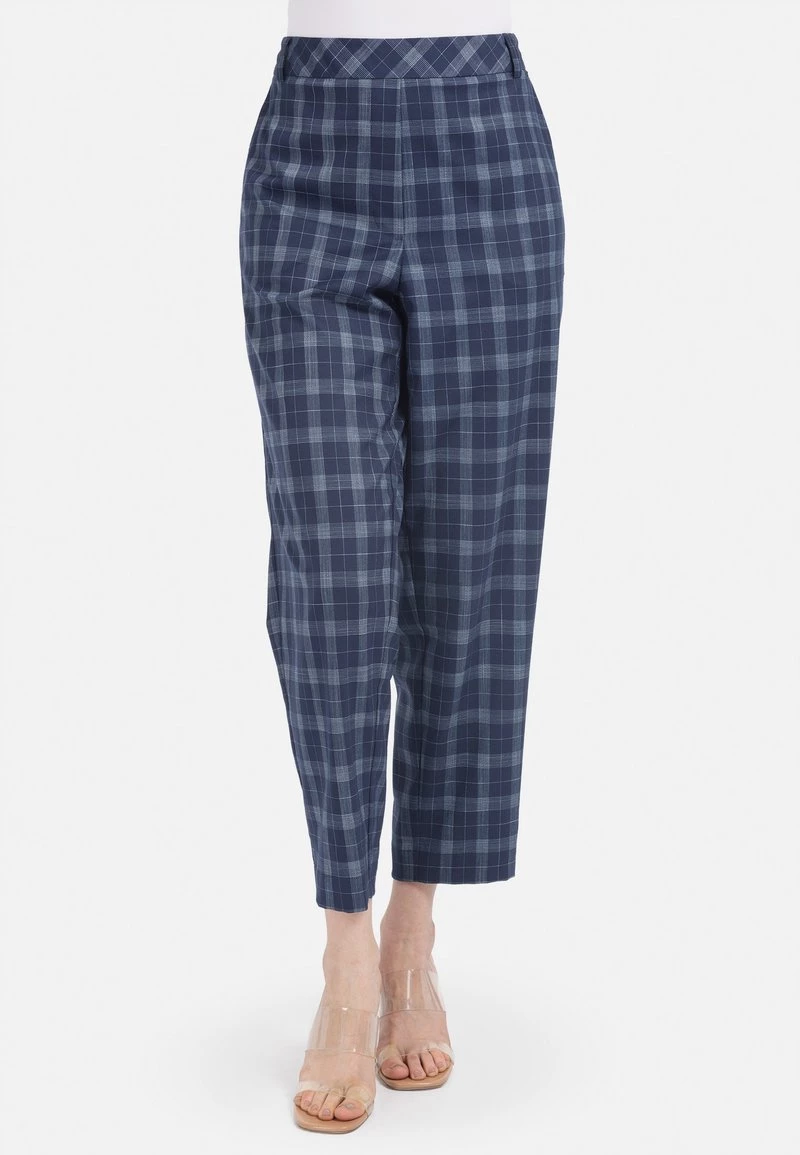 HELMIDGE Pantalon Classique Blau Weiss Femme 3 HELMIDGE Pantalon Classique Blau Weiss Femme