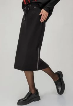 HELMIDGE Femme Jupe Crayon Schwarz -HELMIDGE Soldes Boutique e0f44536ac4643a6a5f9d7f61f659d2e