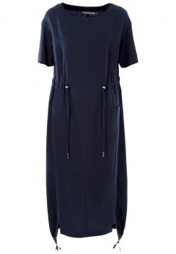 HELMIDGE Femme MIT TAILLENKORDEL Robe De Jour Blau -HELMIDGE Soldes Boutique e19821e543664ddcb6c75b9fe9f84122