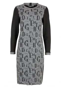 HELMIDGE Femme LINIEN Robe En Jersey Grau -HELMIDGE Soldes Boutique e4ebe5194d1d4e91be4d5cca7bc6d3b1