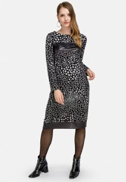 HELMIDGE Robe De Jour Schwarz Femme